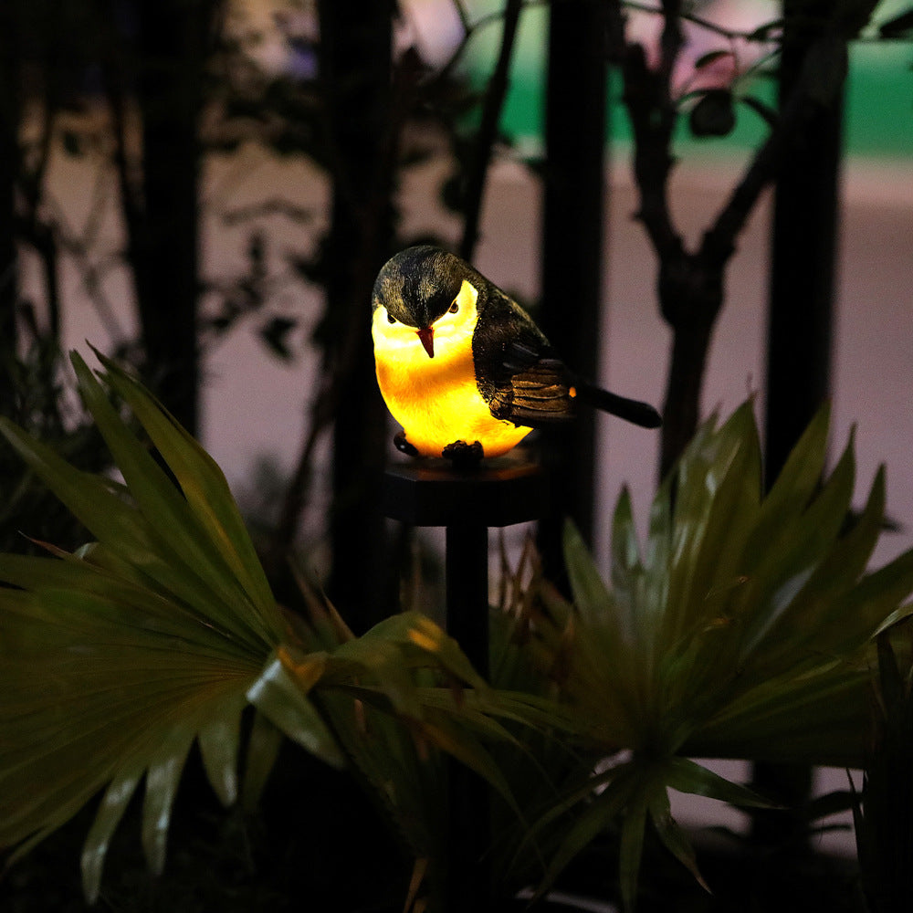 Realistic Solar Bird Garden Stake With Motion Sensor And Weatherproof Design Stornfield