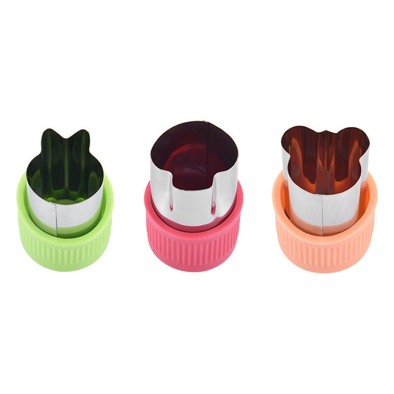 Cookie cutter set with antibacterial silicone and stainless steel molds Stornfield