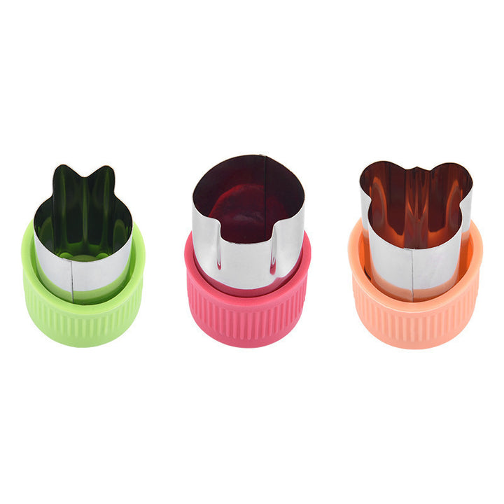 Cookie cutter set with antibacterial silicone and stainless steel molds Stornfield