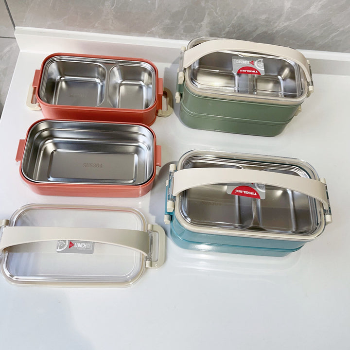 Premium Stainless Steel Multi-Compartment Food Storage