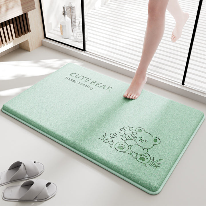 Adorable Cartoon Design Bath Mat Stornfield