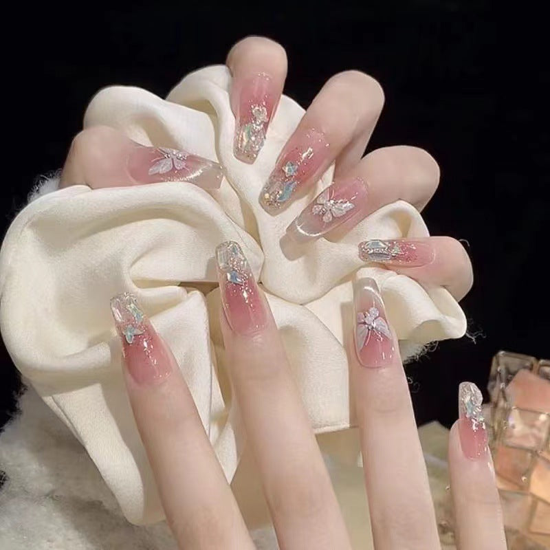 Elegant Decorative Press-On Nail Set Stornfield