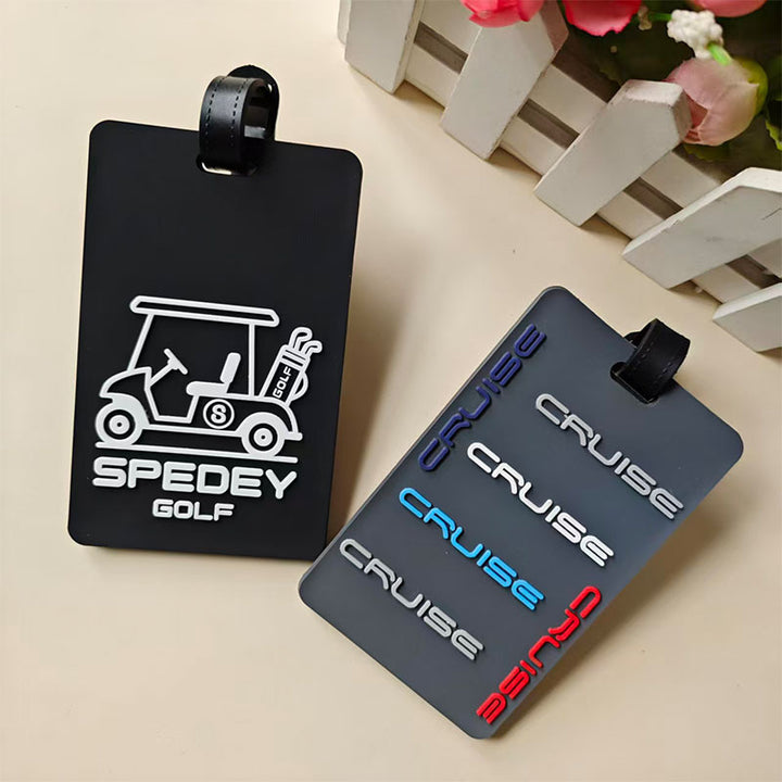 Unisex Golf Cart-Themed Luggage Tag Stornfield