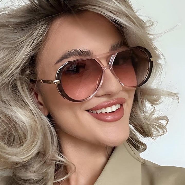 Women's fashionable sunglasses in elegant pilot style Stornfield