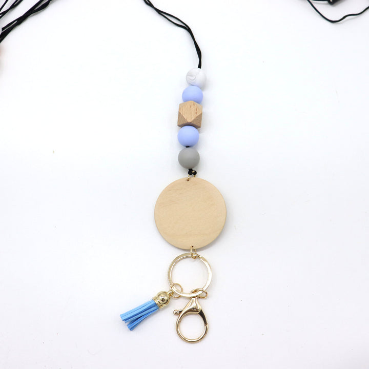 Beaded Keychain Lanyard with Decorative Tassel Stornfield