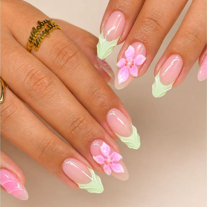 Floral Art Nail Design Stornfield