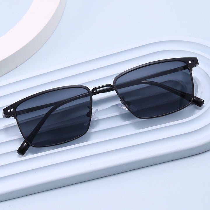 Women's elegant square glasses with fine metal frame Stornfield