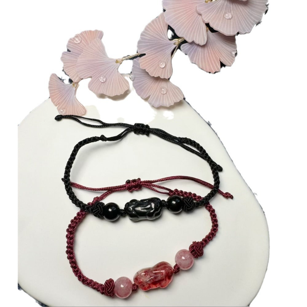 Adjustable Macrame Protective Charm Bracelet Stornfield