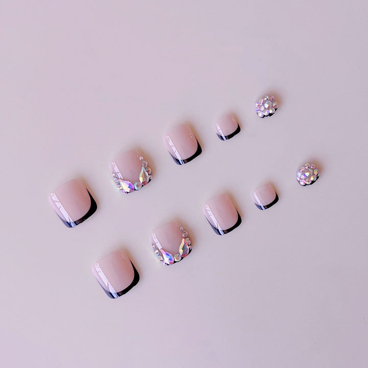 Nail art set with glamorous 3D decorations and elegant accents Stornfield
