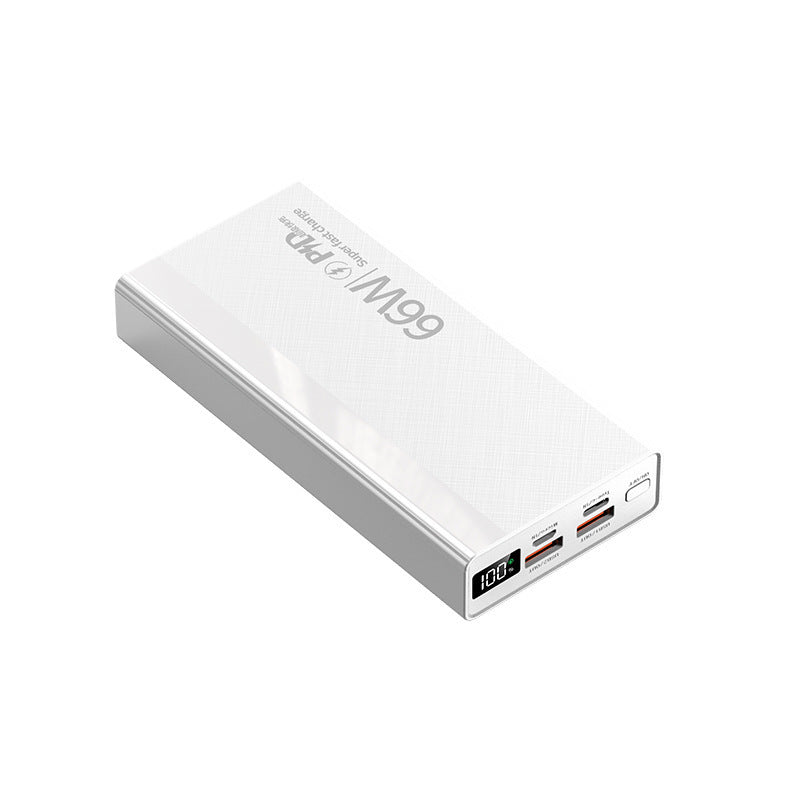 Portable Multi-Slot Power Bank with Digital Charging Status Indicator Stornfield