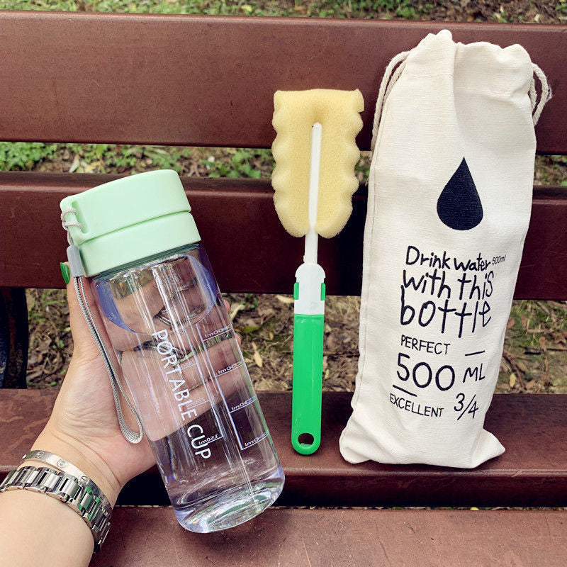 Women's portable water bottle with practical cleaning system Stornfield
