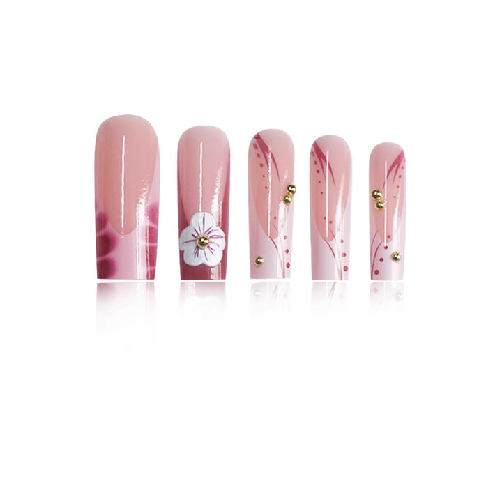 3D Floral Nail Art Enhancements Stornfield