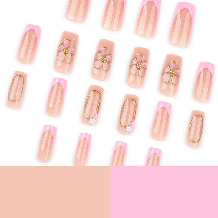 Exclusive Nail Art with Flower Accents Stornfield