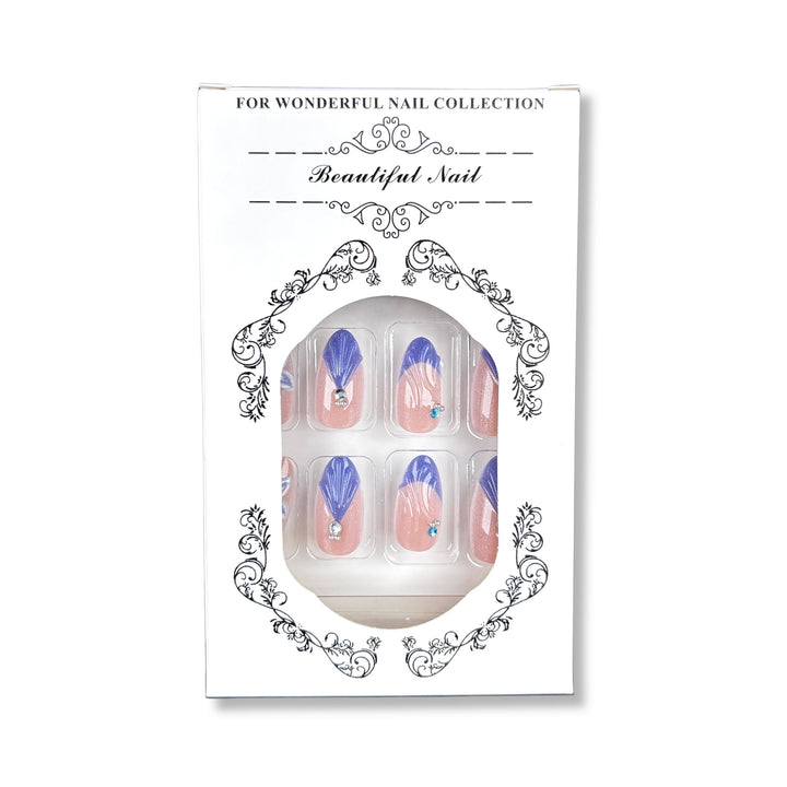 Floral Gem-Embellished Nail Art Set