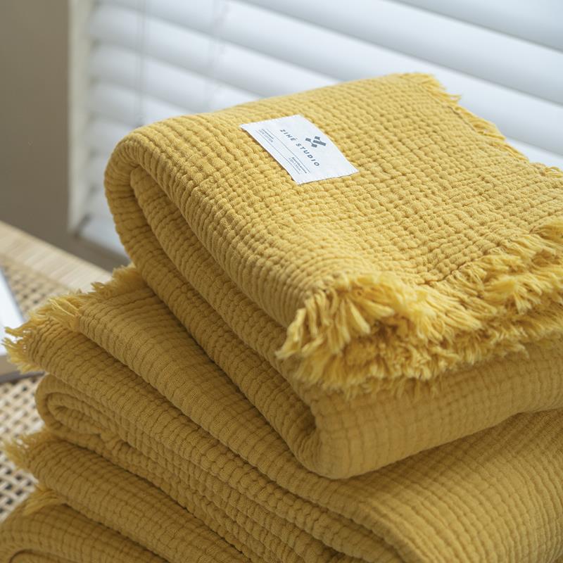 Women's cozy waffle textured blanket Stornfield