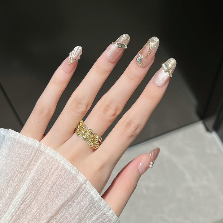 Stylish Stiletto Press-On Nail Extensions Stornfield