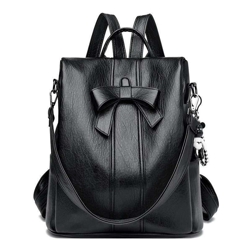 Stylish Bow-Accented Backpack Stornfield