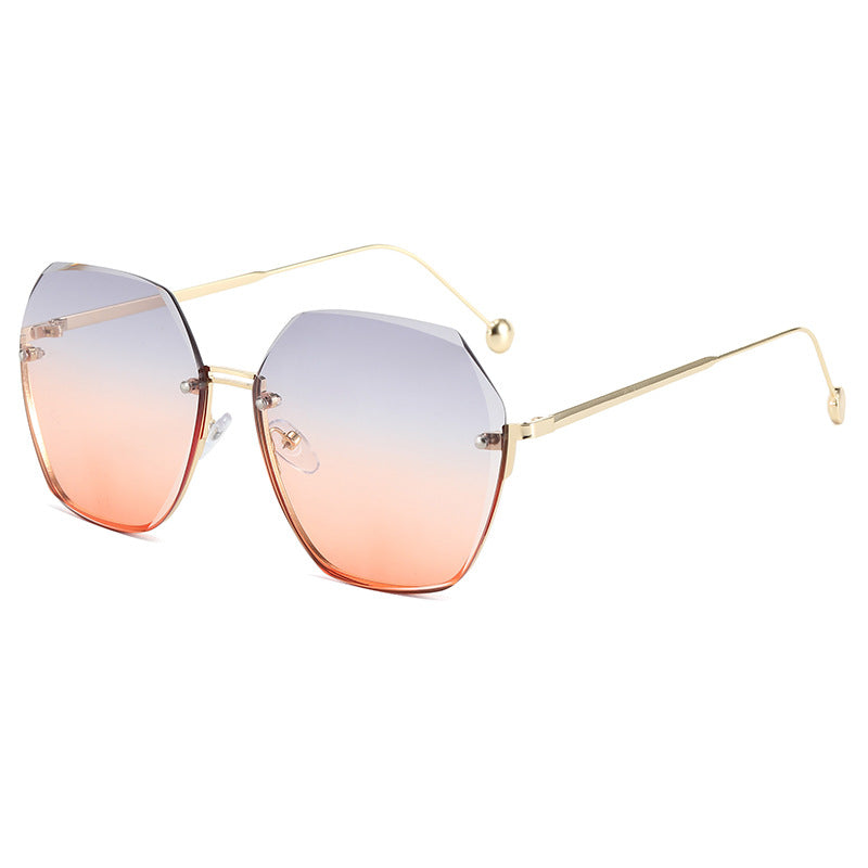 Ladies oversized sunglasses in modern hexagon style Stornfield