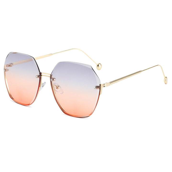 Ladies oversized sunglasses in modern hexagon style Stornfield
