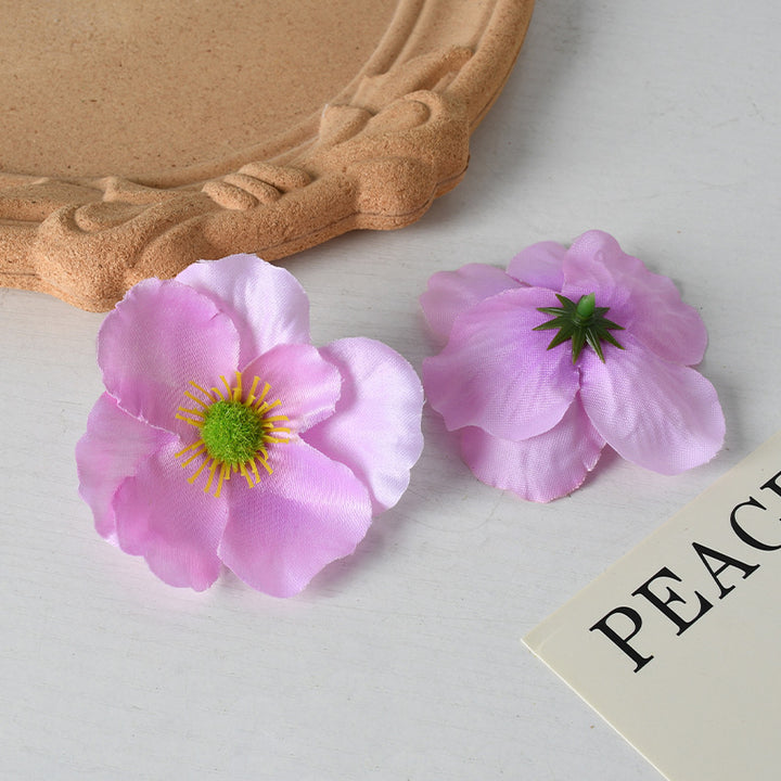 Elegant Fabric Floral Hair Clips