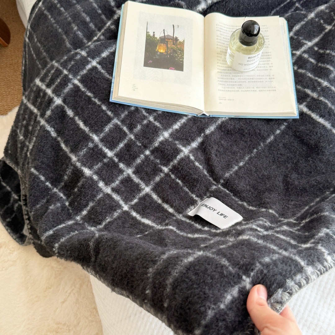 Cozy Flannel Throw Blanket