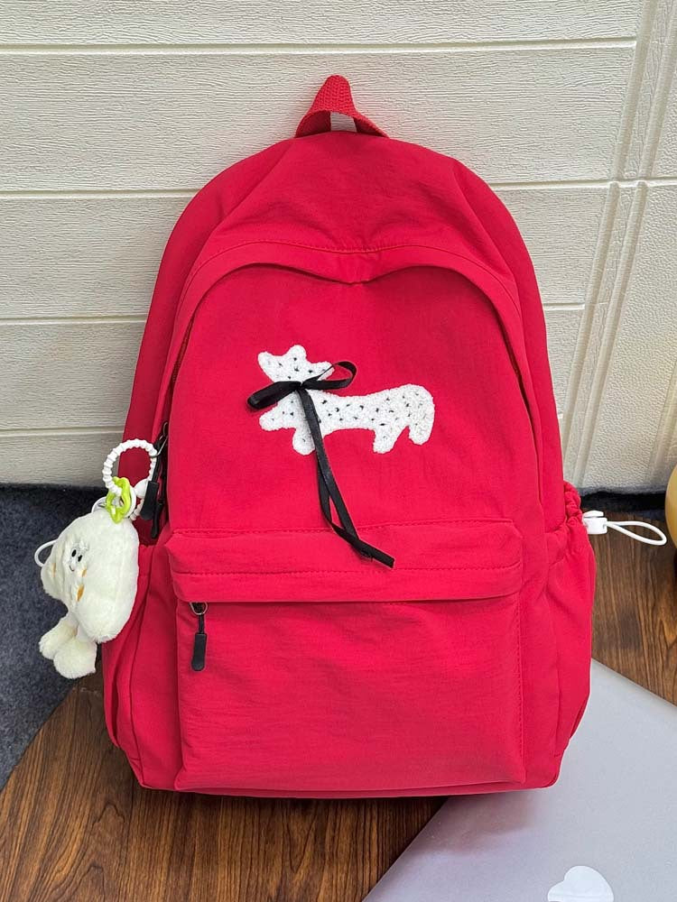 Backpack with Unique Dog Design and Practical Compartments Stornfield