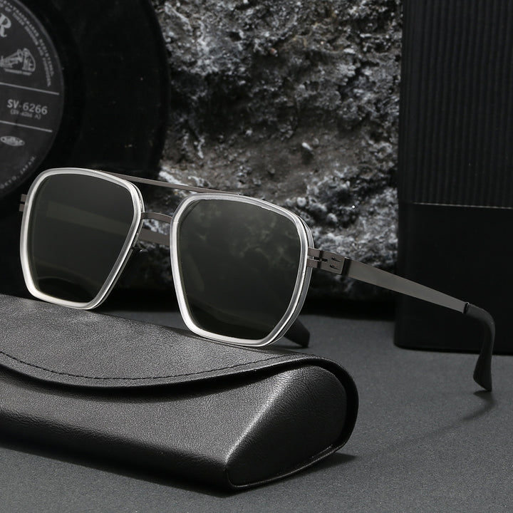 Ladies modern oversized square sunglasses Stornfield