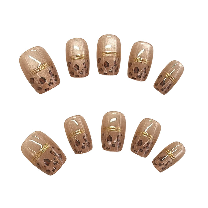 Elegant Press-On Nail Art Set Stornfield
