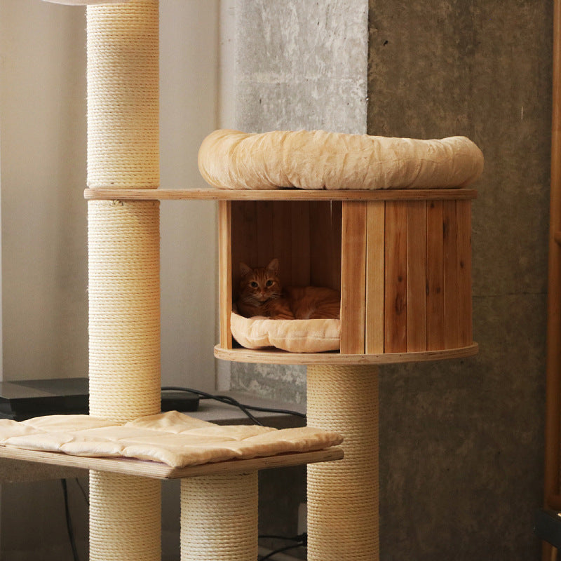 Cozy cat tree with multiple levels Stornfield