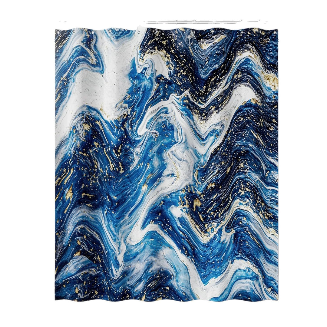 Modern Striped Shower Curtain Stornfield