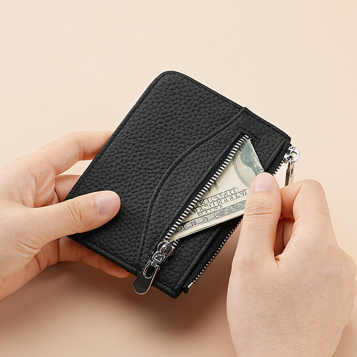 Textured Leather Cardholder