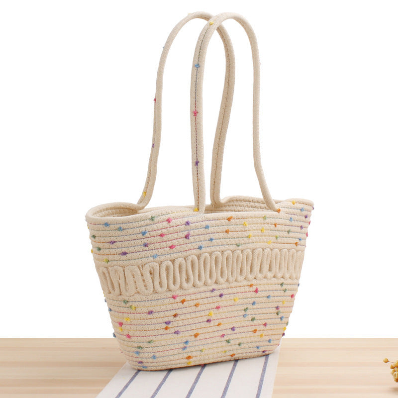 Stylish Bast Crossbody Bag with Colorful Accents Stornfield