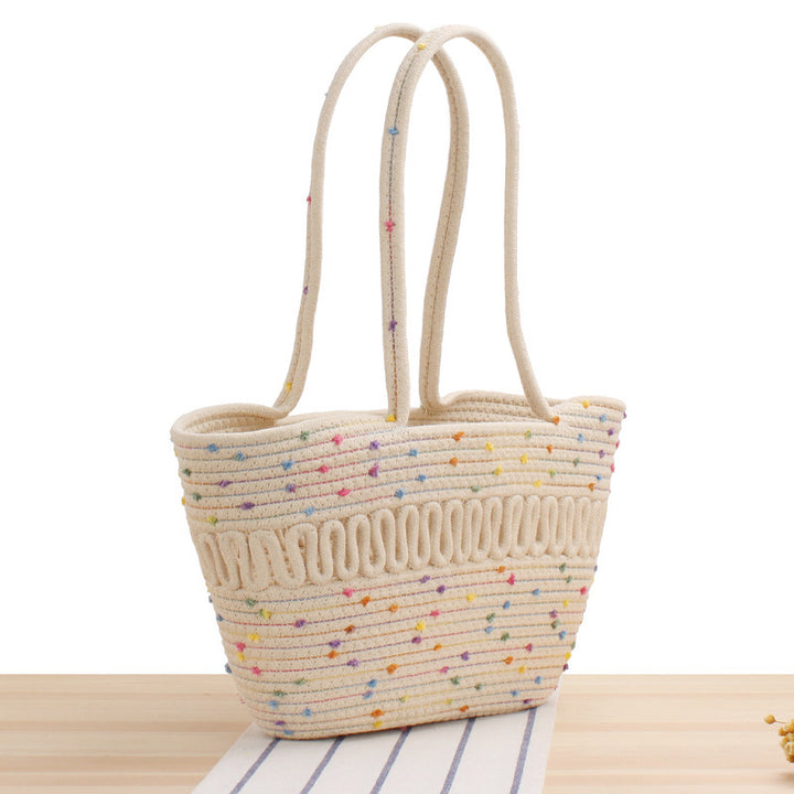Stylish Bast Crossbody Bag with Colorful Accents Stornfield
