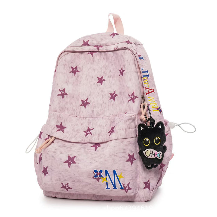 Star-Patterned Daily Use Backpack Stornfield