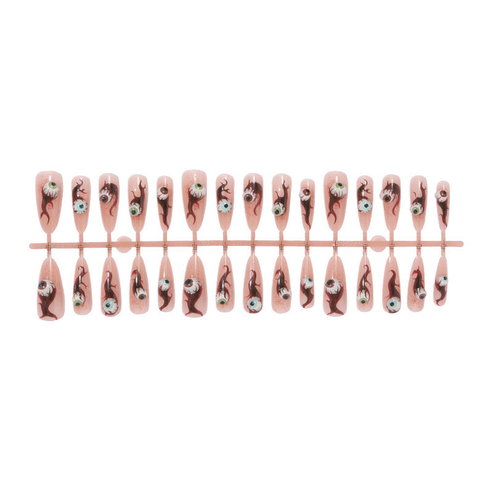 Nail art set with creative eye design Stornfield