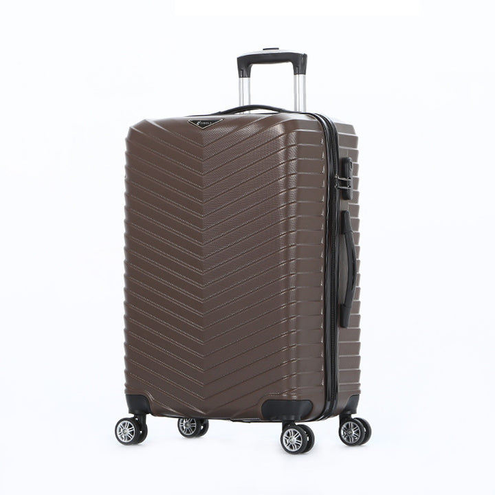 Unisex Chevron Patterned Hard Shell Travel Suitcase Stornfield