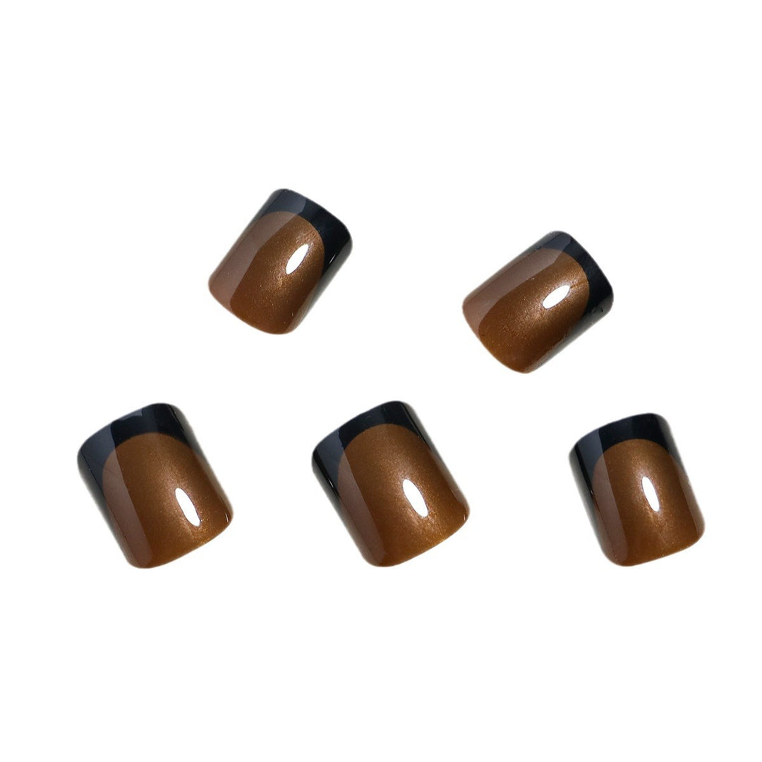 Elegant French Tip Press-On Nails Stornfield