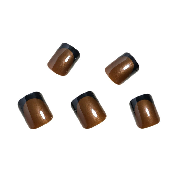 Elegant French Tip Press-On Nails Stornfield