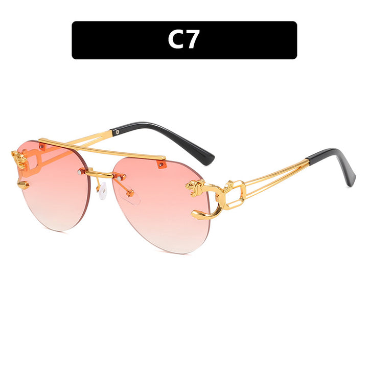 Women's unusual round sunglasses with decorative details Stornfield
