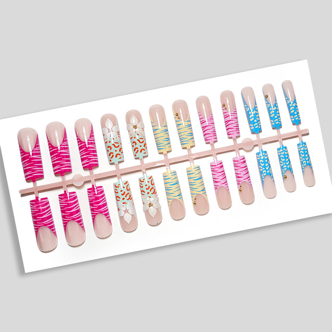 Artistic Press-On Nail Set