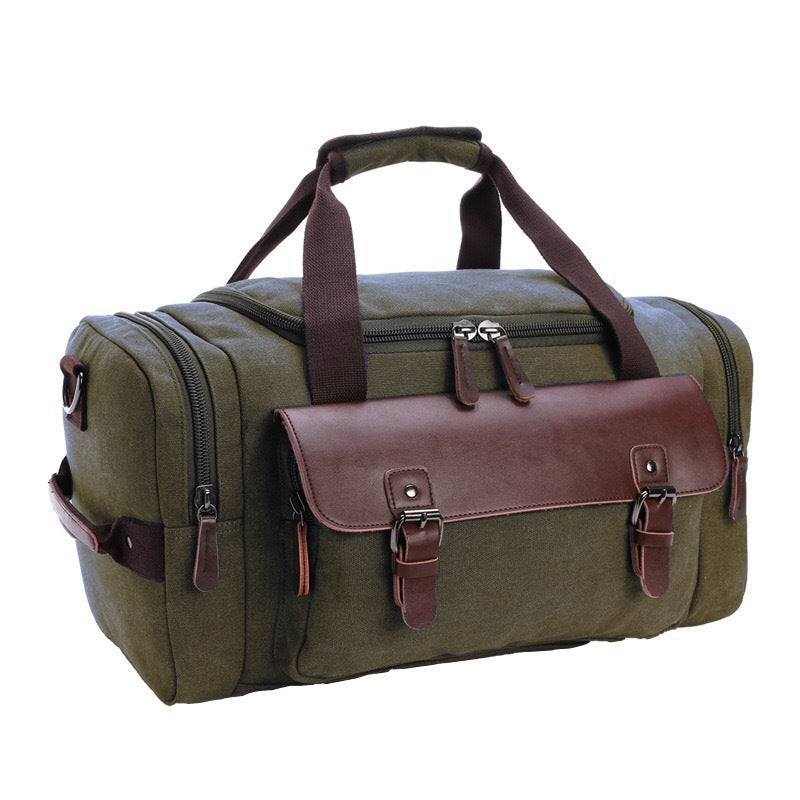 Spacious travel bag with high-quality leather trim Stornfield
