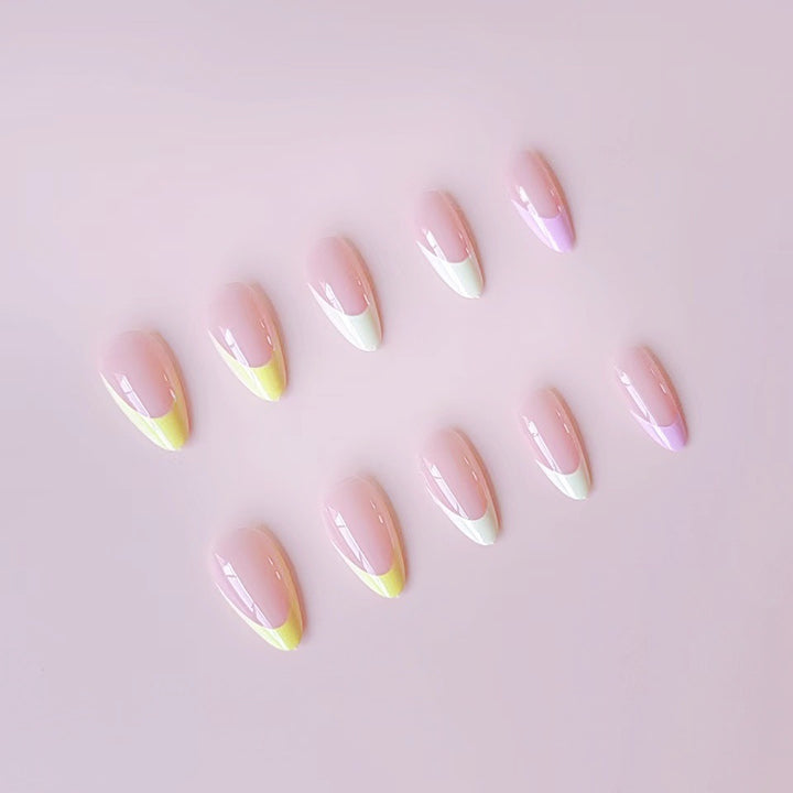 Artificial nail set in modern gradient design Stornfield