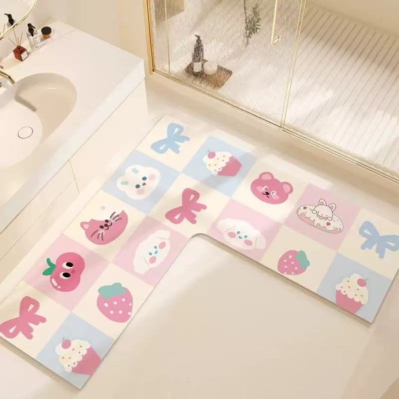 Cute Bear-Shaped Bath Mat