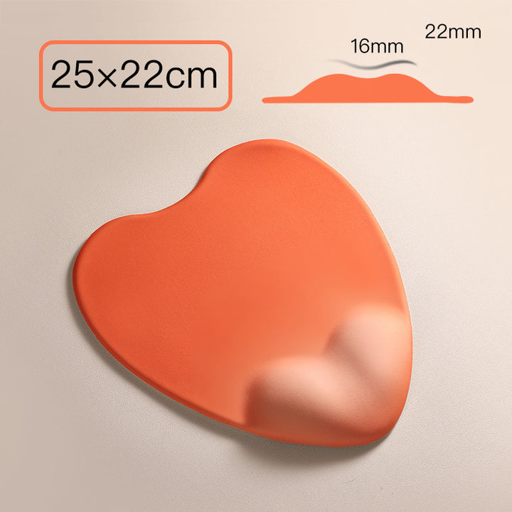 Heart-Shaped Mouse Pad