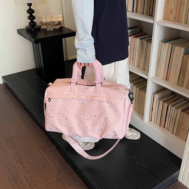 Stylish Stars-Patterned Adventure Duffle Bag Stornfield