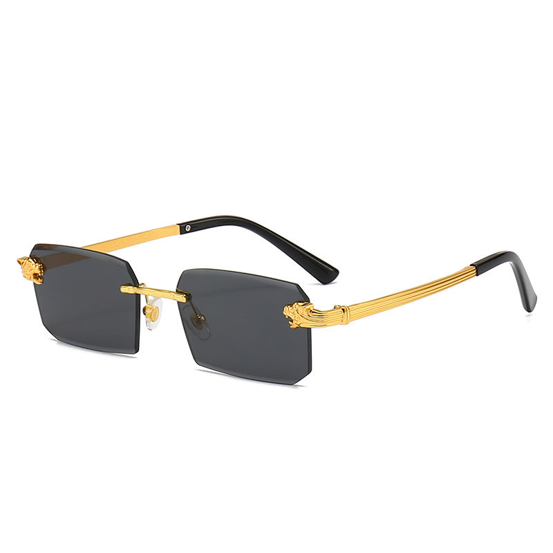 Ladies Fashion Sunglasses with Faceted Frame and Luxurious Accents Stornfield