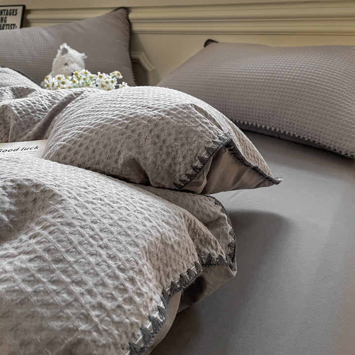 Cozy Textured Duvet Cover Set