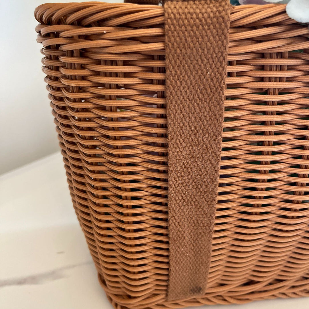 Women Handmade Storage Basket Made of Natural Material Stornfield