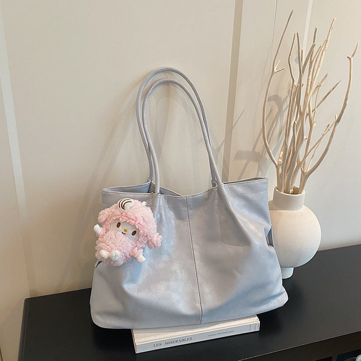 Luxurious Faux Leather Tote Bag