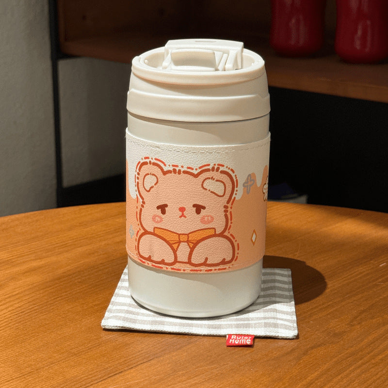 Women's Insulated Drinking Cup with Playful Animal Design Stornfield
